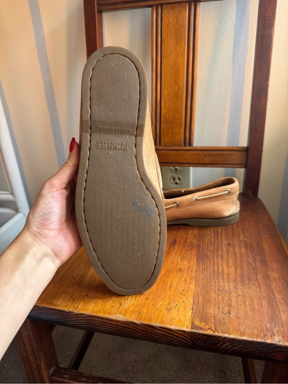 Sperry Men's Tan Leather Classic Boat Shoes